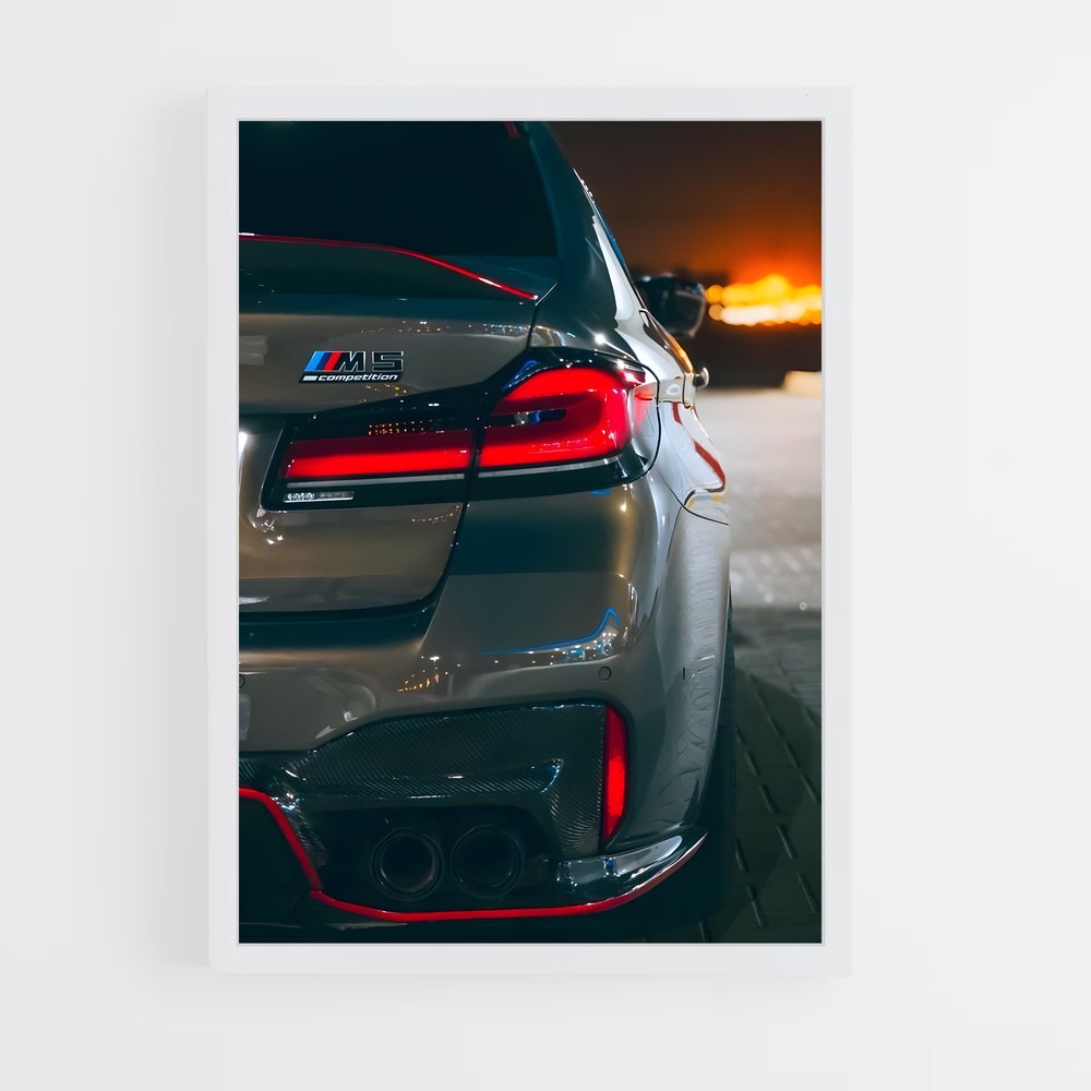 Poster Lumières de Vitesse – affiche BMW (vue 3)